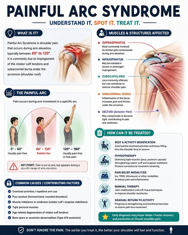 Painful arc syndrome and shoulder pain